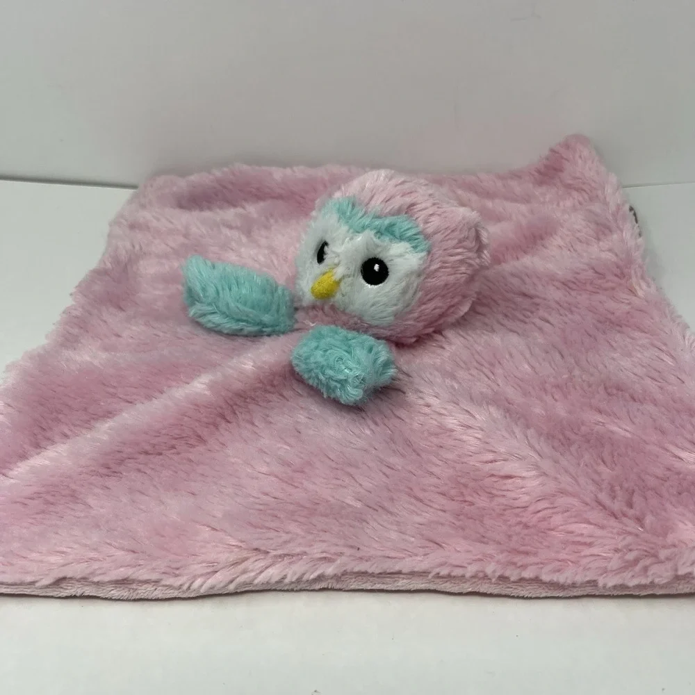 Baby Bass Pro‎ Shops Owl Lovey pink Security lovies bird plush stuffed Animal